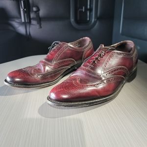 British Walkers Men's 11D US Wingtip Cordovan Leather Dress Shoes USA 60323 8104